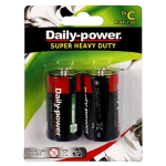 Daily Power Super Heavy Duty Batteries - Size C